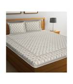 Rajasthani Traditional Jaipuri Pure Cotton King Size Double Bedsheet With 2 Pillow Covers Sets
