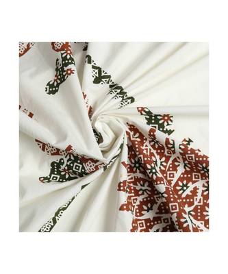 Rajasthani Traditional Jaipuri Pure Cotton King Size Double Bedsheet With 2 Pillow Covers Sets 3