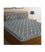 Rajasthani Traditional Jaipuri Pure Cotton King Size Double Bedsheet With 2 Pillow Covers Sets