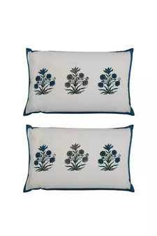 Rajasthani Traditional Jaipuri Pure Cotton King Size Double Bedsheet With 2 Pillow Covers Sets