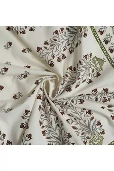 Rajasthani Traditional Jaipuri Pure Cotton King Size Double Bedsheet With 2 Pillow Covers Sets