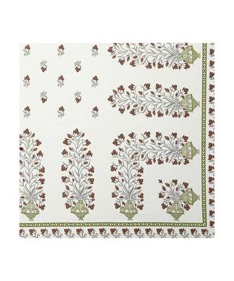 Rajasthani Traditional Jaipuri Pure Cotton King Size Double Bedsheet With 2 Pillow Covers Sets 5