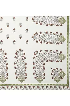 Rajasthani Traditional Jaipuri Pure Cotton King Size Double Bedsheet With 2 Pillow Covers Sets