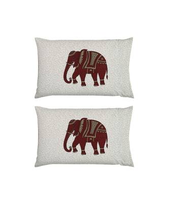 Rajasthani Traditional Jaipuri Pure Cotton King Size Double Bedsheet With 2 Pillow Covers Sets 1