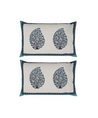 Rajasthani Traditional Jaipuri Pure Cotton King Size Double Bedsheet With 2 Pillow Covers Sets 2