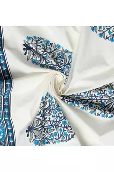 Rajasthani Traditional Jaipuri Pure Cotton King Size Double Bedsheet With 2 Pillow Covers Sets