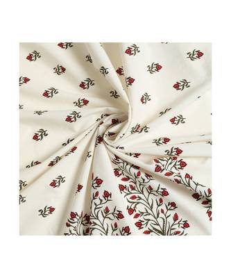 Rajasthani Traditional Jaipuri Pure Cotton King Size Double Bedsheet With 2 Pillow Covers Sets 3
