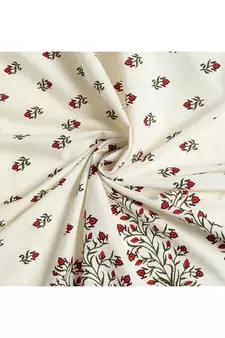 Rajasthani Traditional Jaipuri Pure Cotton King Size Double Bedsheet With 2 Pillow Covers Sets