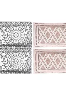 Rajasthani Traditional Jaipuri Pure Cotton King Size 2 Double Bedsheet With 4 Pillow Covers Sets