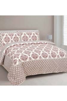 Rajasthani Traditional Jaipuri Pure Cotton King Size Double Bedsheet With 2 Pillow Covers Sets
