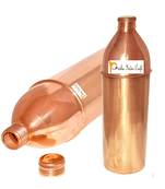 Pure Copper Water Bottle  Capacity 850 ML  Set of 2