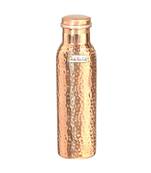 Pure Copper Water Bottle  Hammered Design 900 ML