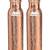Pure Copper Bottle  Hammered Design  Capacity 900 ML  Set of 2