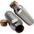 800 ML   Copper Water Bottle Outside Steel Inside Copper   Set of 2