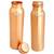 Matt Finish Lacqour Coated Anti Tarnished Joint Free New Designed Copper Bottle  Travel Essential  Drinkware