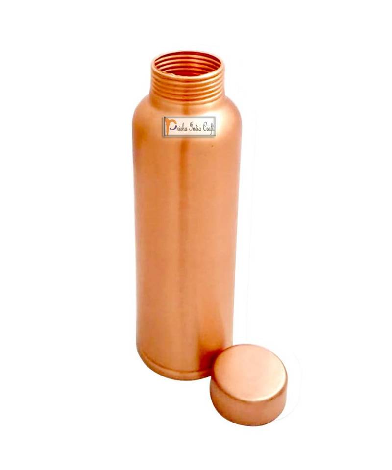 Lacquer Coated Matt Finish Copper Bottle  900 ML