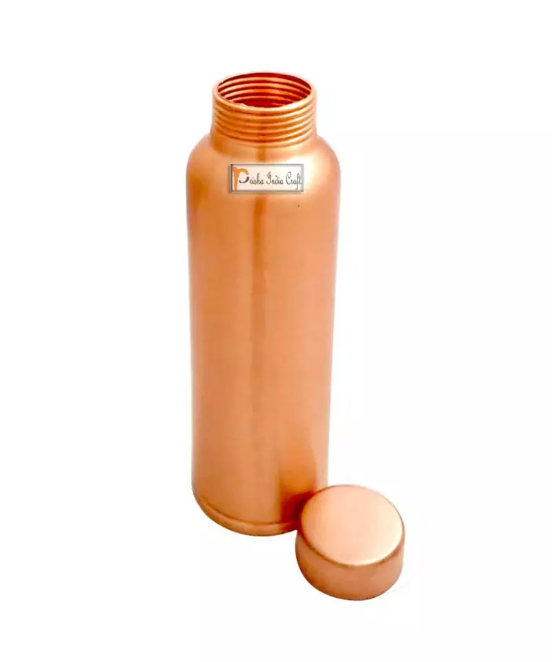 Lacquer Coated Matt Finish Copper Bottle  900 ML