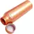 Leak Proof Ergonomic Design Lacquer Coated Matt Finish Pure Copper Bottle  Storage Water & Travelling Purpose