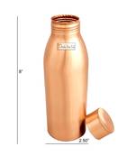 Pure Copper Water Bottle Seam Less Design  Capacity 700 ML
