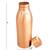 Pure Copper Water Bottle Seam Less Design  Capacity 700 ML