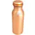 Pure Copper Bottle  Seamless Lacquer Coated Design  Capacity 500 ML (Brown)