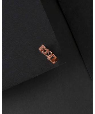 Ludic Rose Gold Modern Statement Ring 3