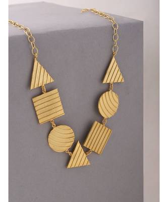 Nirvana Gold Bold Textured Choker 2