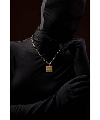 Boxy Gold Ultra Chic Necklace 1