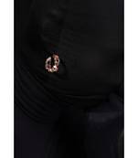 Ludic Rose Gold Geometric Amalgamation Hoops - Small