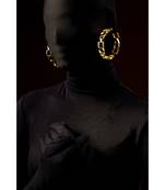 Ludic Gold Bold Versatile Hoops - Big