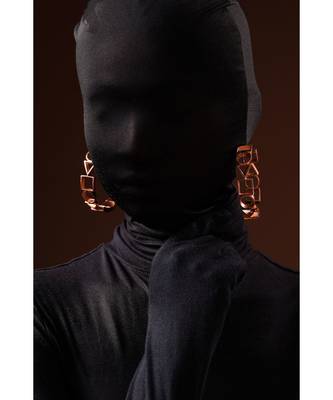Ludic Rose Gold Bold Versatile Hoops - Big 2