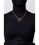 Happy Gold Heart Necklace