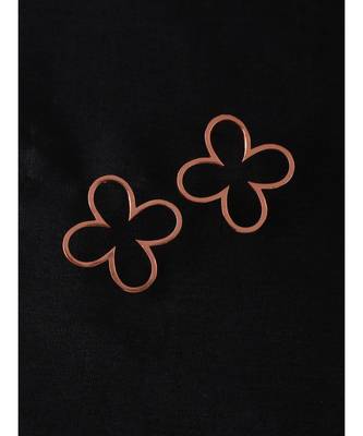 Bud Rose Gold Minimal Earrings 3