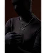 Bud Black Minimal Necklace