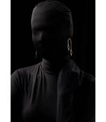 Foliage Rose Gold Minimalist Earrings