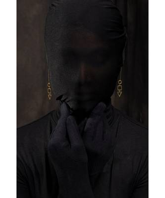 Linear Gold Geometric Play Earrings 2