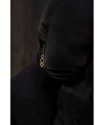 Linear Gold Geometric Play Earrings 3