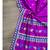 Purple Kaziranga Pure Paat  Mulberry Assam Silk Saree with Traditional Rihno Motifs