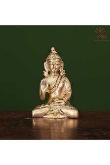 Brass Lord Buddha Statue Blessing