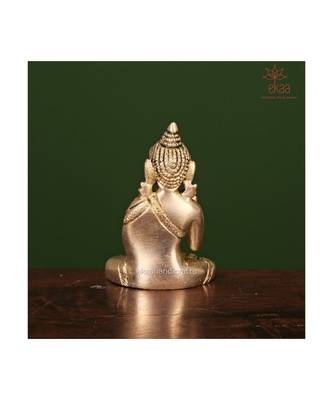 Golden Brass Buddha Statue 5