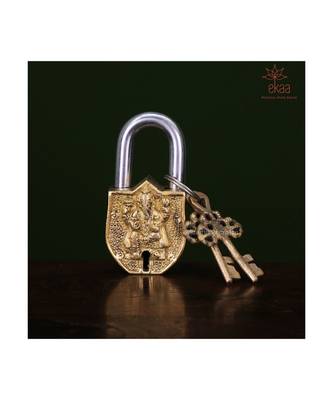 Brass Ganesh Design Antique lock 2