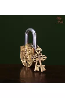 Brass Ganesh Design Antique lock