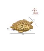 Brass Tortoise Turtle Kachua Metal Handicraft Dor