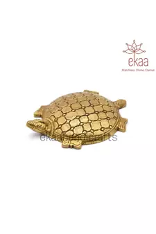 Brass Tortoise Turtle Kachua Metal Handicraft Dor