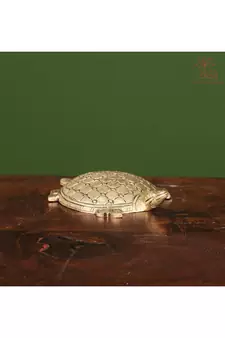 Brass Tortoise Turtle Kachua Metal Handicraft Dor