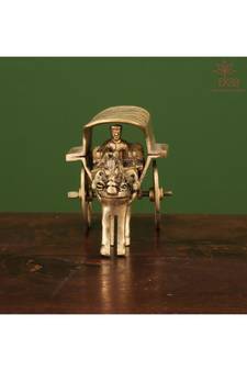 Brass Horse Cart Brass Showpiece