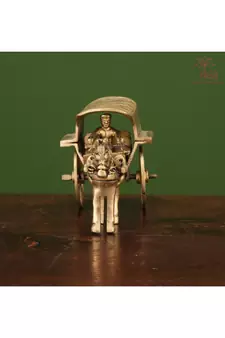 Brass Horse Cart Brass Showpiece