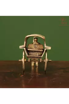 Brass Horse Cart Brass Showpiece