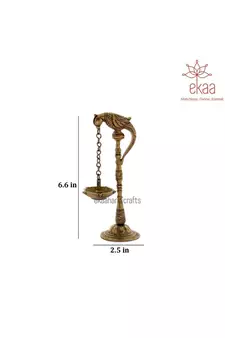Brass Parrot Lamp (Set of 2)