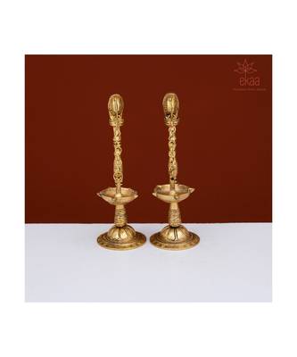 Brass Parrot Lamp (Set of 2) 3